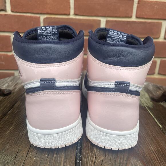 Air Jordan 1 Retro High OG Atmosphere Bubble Gum Womens 10.5 M 9 Nike Sneakers - Picture 7 of 12